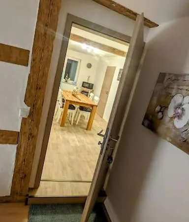 Fewo Im Lehm-Fachwerkhaus Erfurt Mit 3 Einzelnen Schlafzimmern Je Mit Tv Extérieur photo